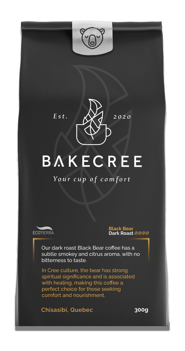 coffee bag - black bear